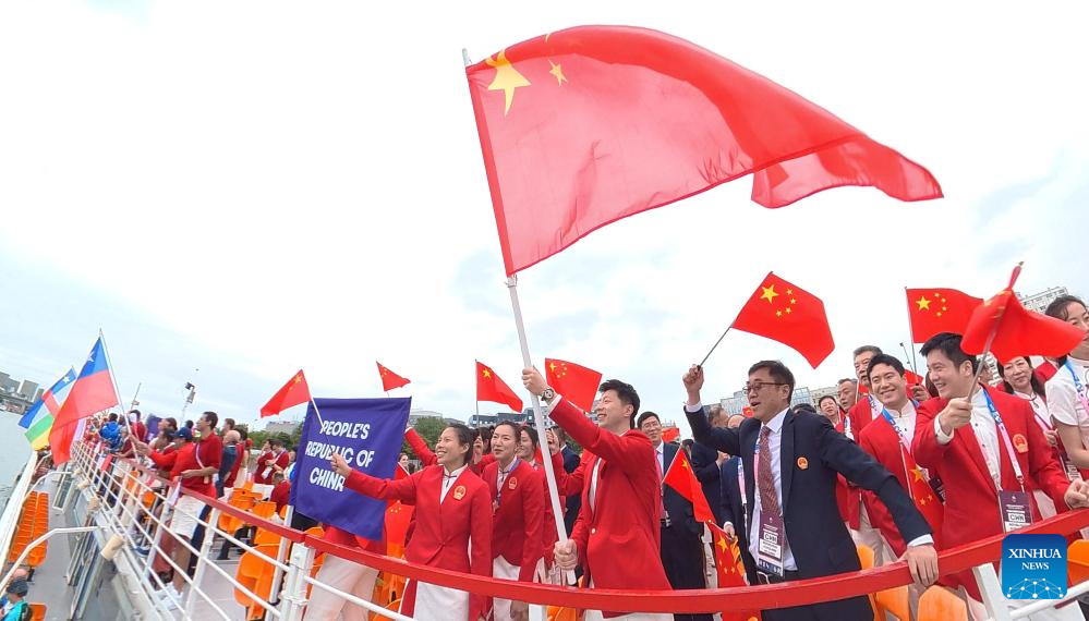 Paris Olympics opens with historic ceremony on River Seine_英语频道_央视网 ...