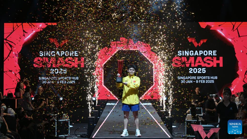 China's Sun, Lin snatch singles titles at WTT Singapore