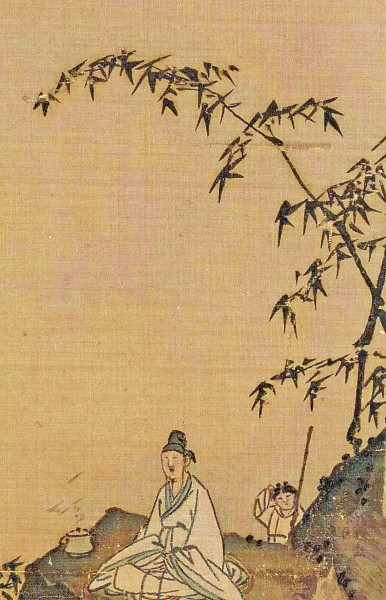 宋·马远《竹涧焚香图》 资料图片
