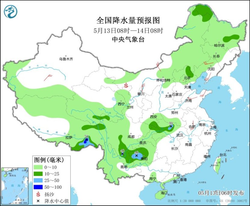 未来一周南方进入多雨期 江南等地雨势较为激烈