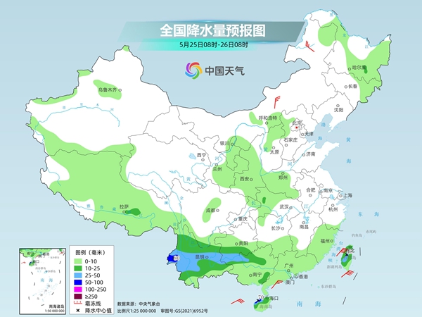 南方新一轮降雨后天发展 北方气温继续回升