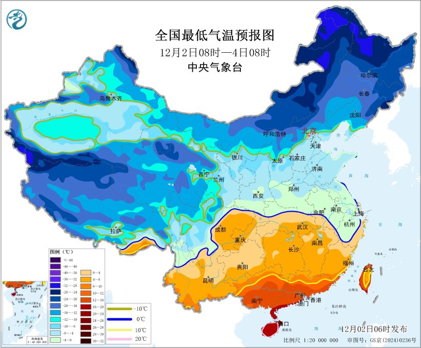 大风+寒潮，中央气象台发布双预警：局地降温可达10℃以上
