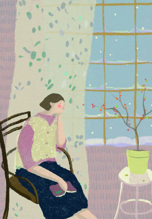 图自《夜读日历 2026》插画