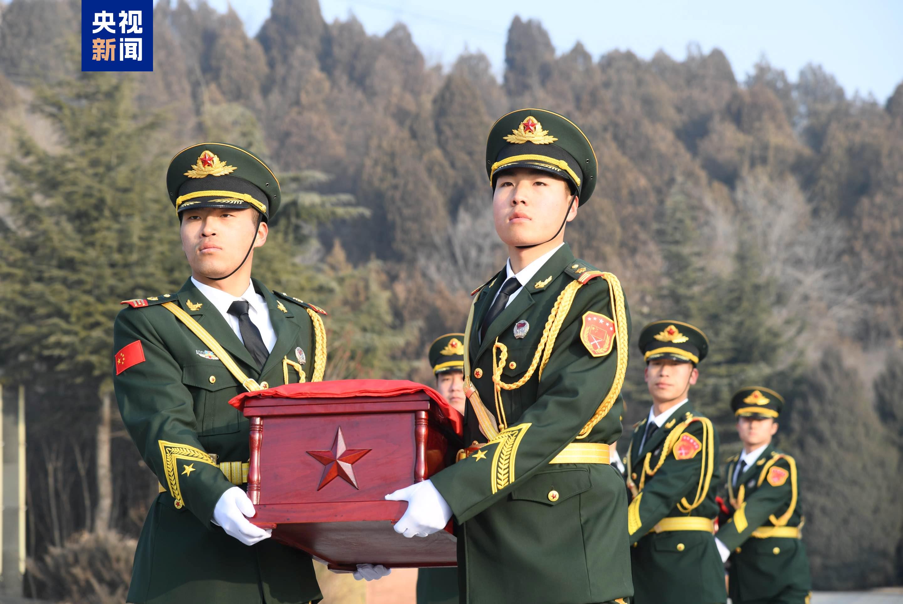 忠魂启程 山西黎城县送三位烈士遗骸回家