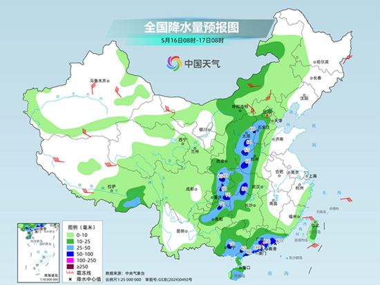 中东部大范围降雨上线 北方炎热天气按下暂停键