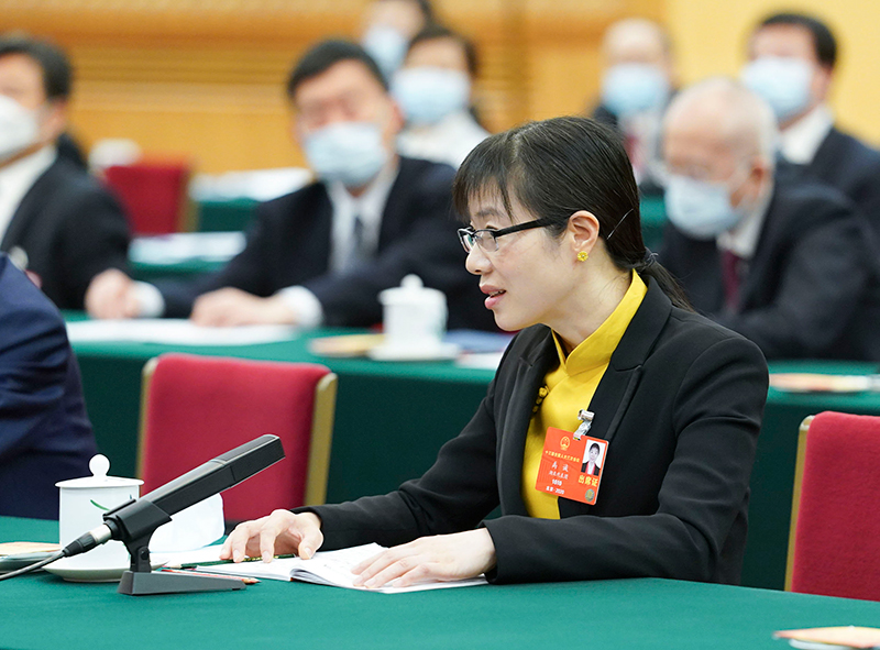 2020年5月24日，全国人大代表禹诚参加湖北代表团的审议并发言。
